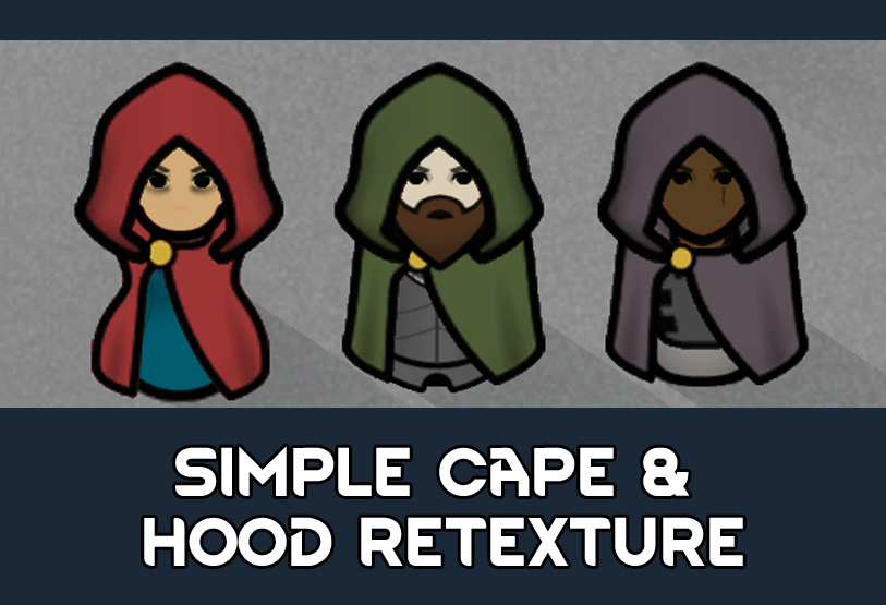 Simple Cape and Hood Retexture