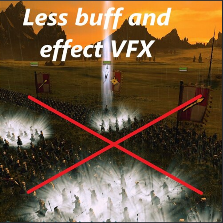 Less buff and effect VFX 3