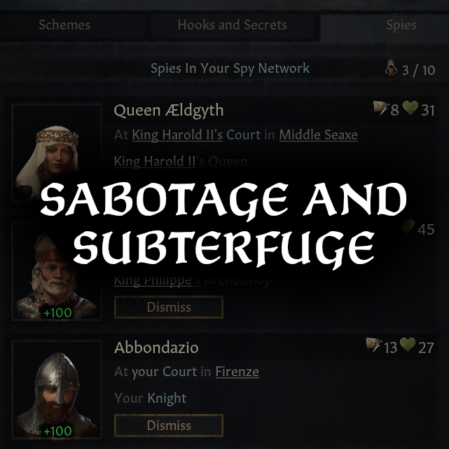 Sabotage and Subterfuge