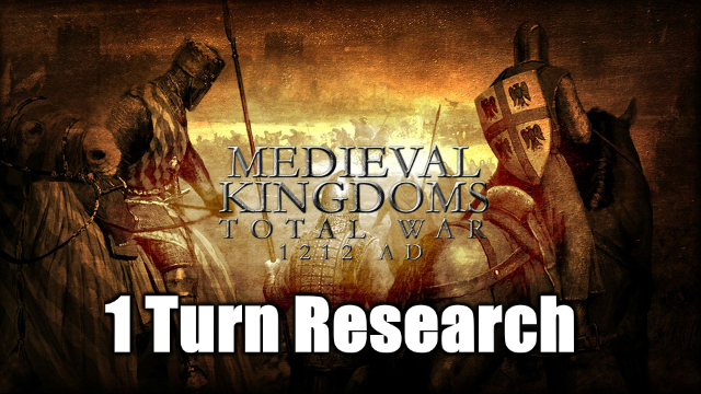 Medieval Kingdoms 1212 AD, One / 1 Turn Research