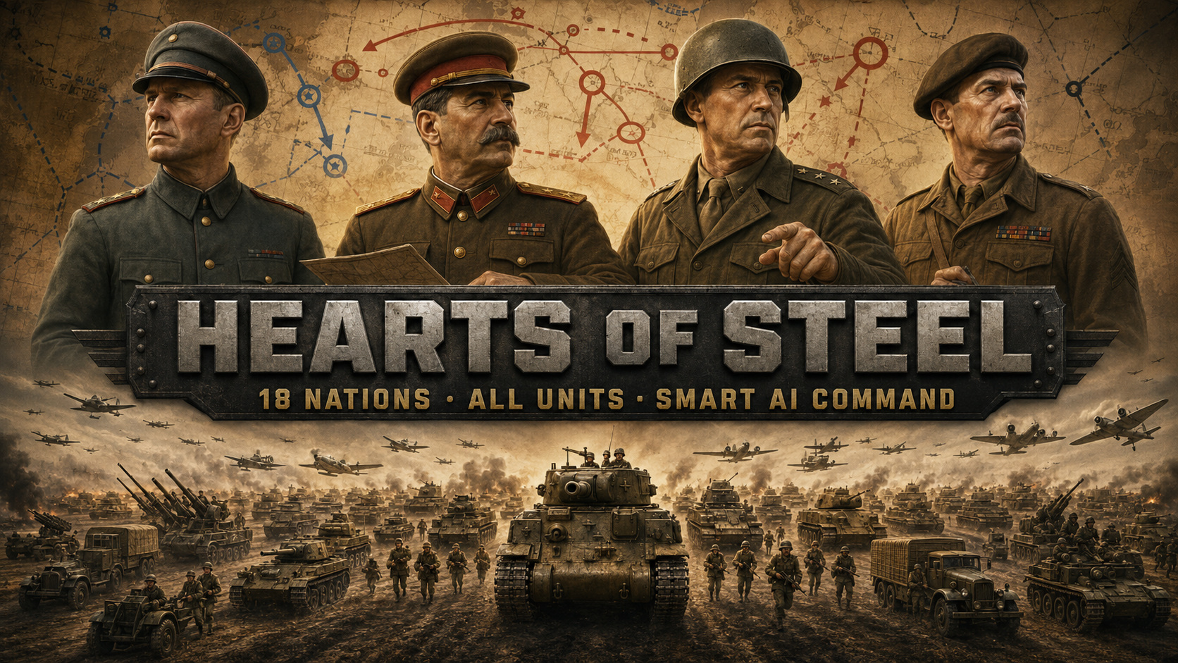Hearts of Steel: 18 Nations – National All Units
