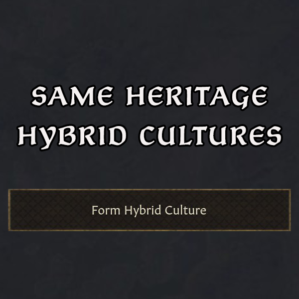 Same Heritage Hybrid Cultures